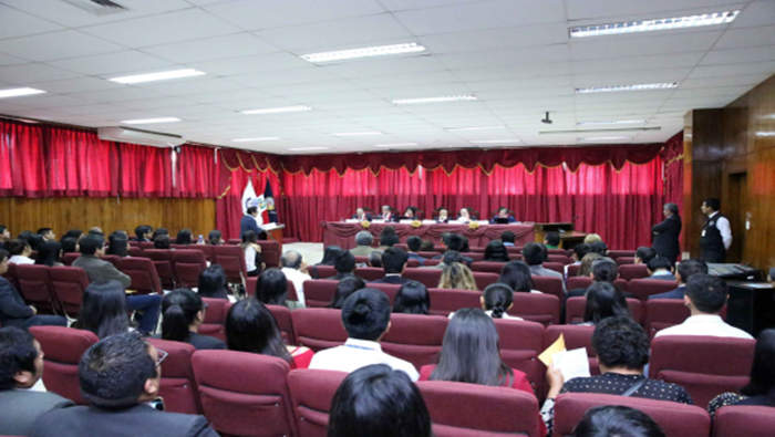 Audiencia en Ica