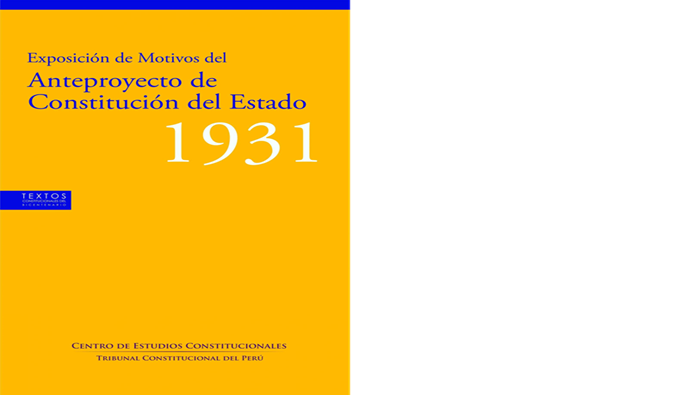 Centro de Estudios Constitucionales presentará libro sobre Constitución de 1931