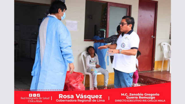 Director Ejecutivo realiza visita inopinada al Centro de Salud de Chilca.