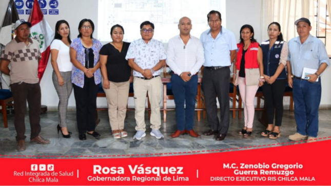 RIS Chilca Mala sostuvo reunión de coordinación con la Municipalidad distrital de San Antonio.