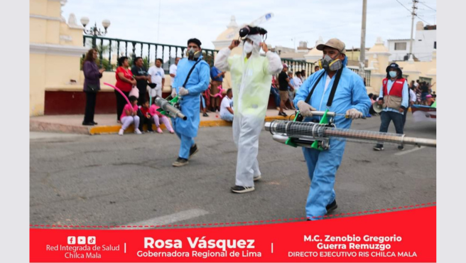 MicroRed de Salud Chilca participa, de corso promovido por la municipalidad distrital de Chilca Cañete.