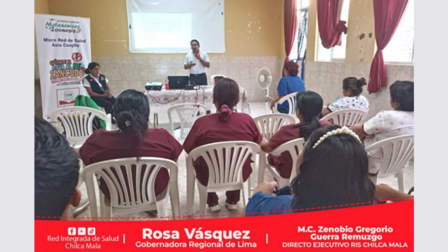 RIS Chilca Mala capacita al personal de salud para fortalecer las intervenciones sanitarias contra el dengue.