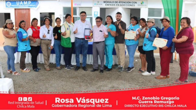 Proyecto Anemia Cero, ceremonia se realizó en el Centro de Salud de Chilca.