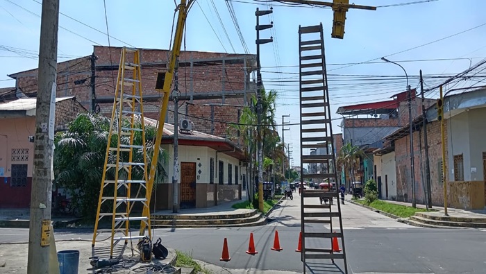 Cruce céntrico de la ciudad