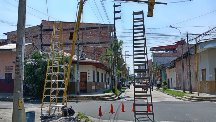 Cruce céntrico de la ciudad 