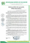 Vista preliminar de documento Resolución de Alcaldía 086-2024