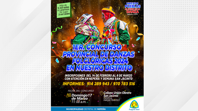 Primer Concurso de Danzas Folclóricas