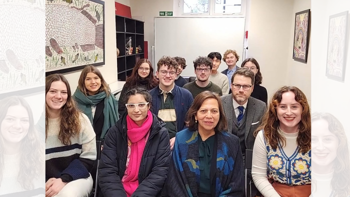 Embajada del Perú en Irlanda recibe a estudiantes de la Sociedad de Asuntos Internacionales del Trinity College