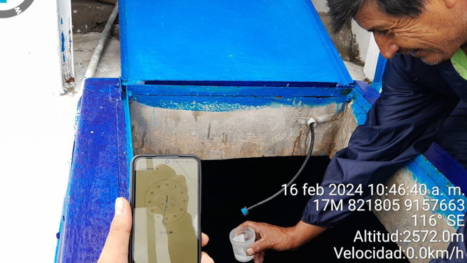 MPC Realiza limpieza y desinfección de los sistemas de agua en seis caseríos de la comuna
