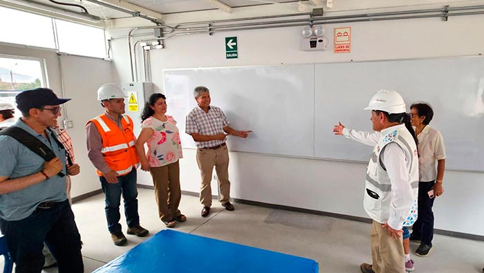 Escuelas Bicentenario entrega escuela temporal para la IE Francisco Bolognesi Cervantes