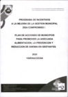 Vista preliminar de documento PLAN DE ACCION DE MUNICIPIOS PARA PROMOVER LA ADECUADA ALIMENTACION LA PREVENCION Y REDUCCION DE ANEMIA EN GESTANTES 2024 MDY