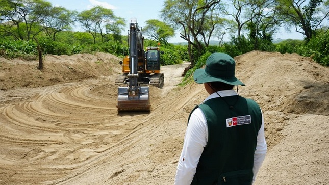 Trabajos de descolmatación.