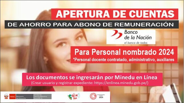 Apertura de cuentas de ahorro para abono de remuneración