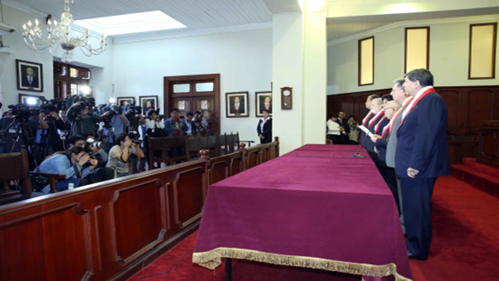 TC rechaza amenazas en el ejercicio de sus competencias