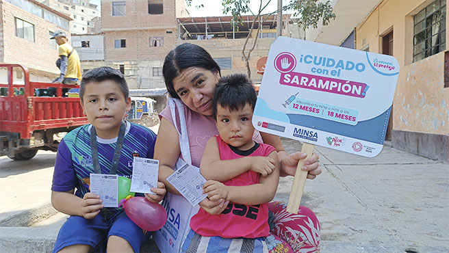 FOTO 1 “El sarampión es una de las enfermedades más mortales para los niños menores de 5 años”