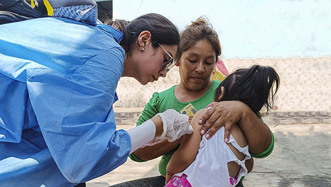 FOTO 2 “El sarampión es una de las enfermedades más mortales para los niños menores de 5 años”