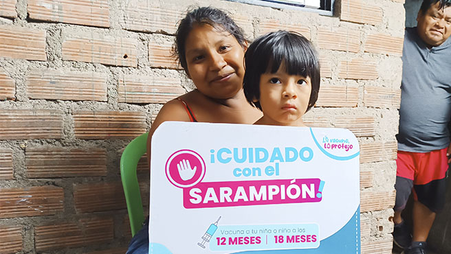 FOTO 3 “El sarampión es una de las enfermedades más mortales para los niños menores de 5 años”