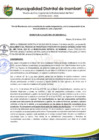 Vista preliminar de documento DECRETO DE ALCALDÍA NRO 001-2024-MDI/ALC