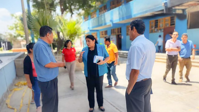 GORE Piura garantiza cobertura de servicios de agua y luz en colegios de la región