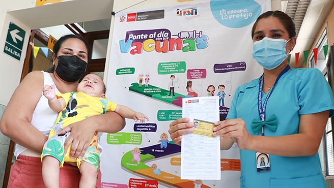 Unicef hace un llamado a las familias para que lleven a niñas y niños a vacunar