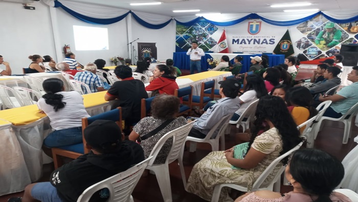 Capacitación brindada en el Auditorio Municipal
