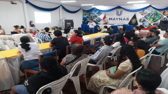 Capacitación brindada en el Auditorio Municipal