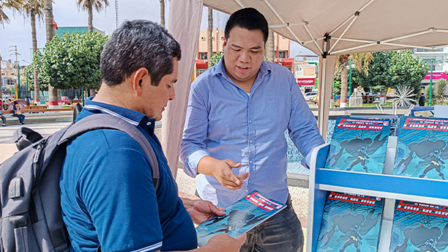 Los esperamos en nuestro último día
🗓️ 24 de Febrero
 ⏰A partir de las 3:30 p.m.
 📌Plaza de armas de chincha