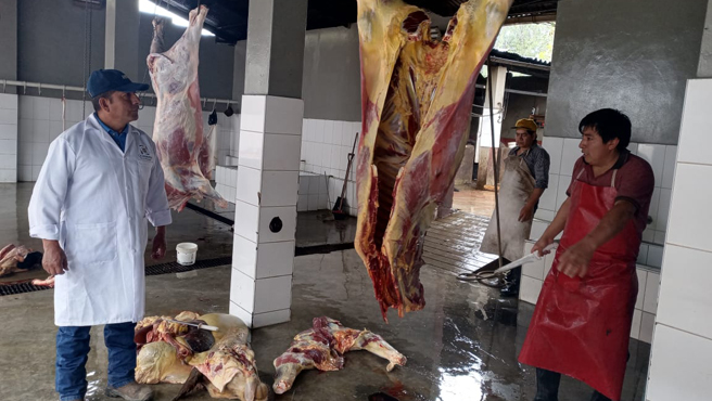 MPC decomiso carne con septicemia en camal municipal