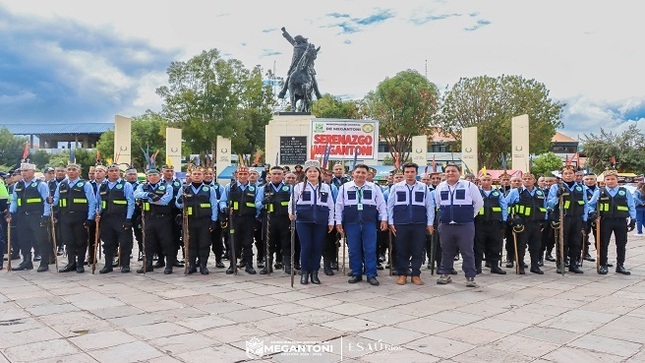 Con gran éxito de realizó capacitación de serenos de Megantoni en al ciudad del Cusco