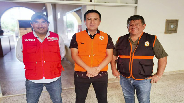 Funcionarios del Gobierno Municipal de Guadalupe recibieron la visita del Ing. Mario Cieza Gonzales