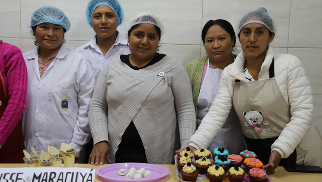 Taller de repostería está dando sus frutos