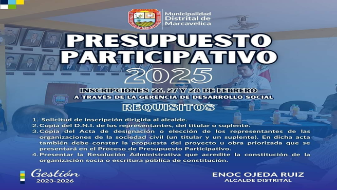 PRESUPUESTO PARTICIPATIVO