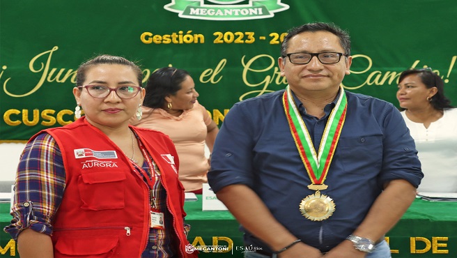 Megantoni se une contra la violencia