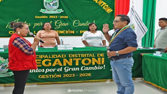 Megantoni se une contra la violencia