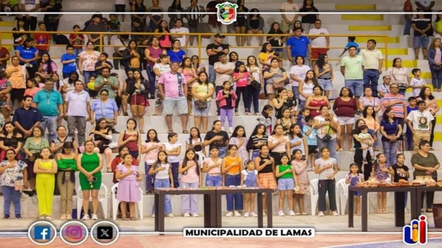 En la parte protocolar participaron el profesor Michael Tello Zamora en representación de la Unidad de Gestión Educativa Local de Lamas, la gerente de desarrollo social de la entidad municipal, Ing. Neivith Angulo Panduro y representando al alcalde provincial, el regidor Angel Joseph Panduro Coral, quien clausuró los eventos organizados para ocupar el tiempo libre de los niños y jóvenes en actividades sanas.