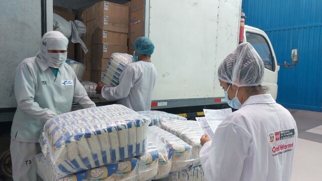 Primera entrega del servicio alimentario escolar