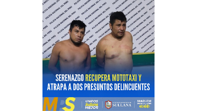 Serenazgo recupera mototaxi