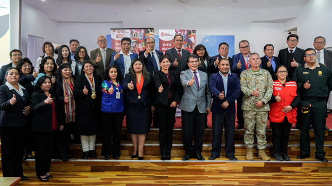 Presidenta de la Corte de Cusco participó en la instalación del Comité Multisectorial por el Buen Iniicio del Año Escolar 2024