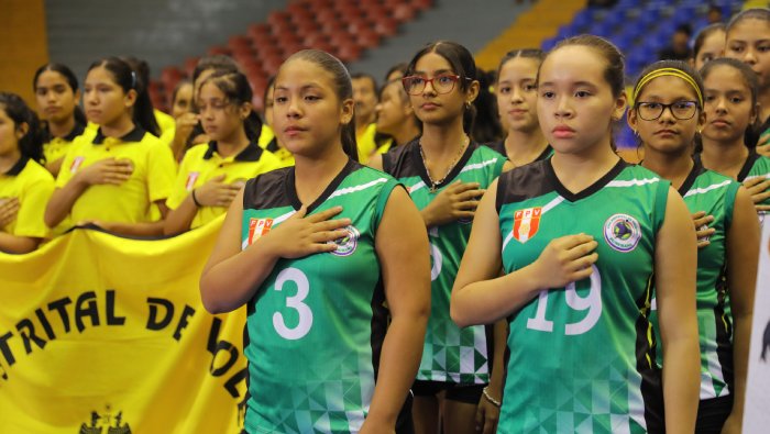 Presidente del IPD inauguró “Primer Campeonato Nacional de Vóleibol Femenino Sub 13” en Tacna