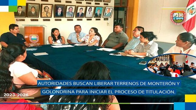 Buscan Liberar Terrenos De Monterón Y Golondrina Para Iniciar El Proceso De Titulación