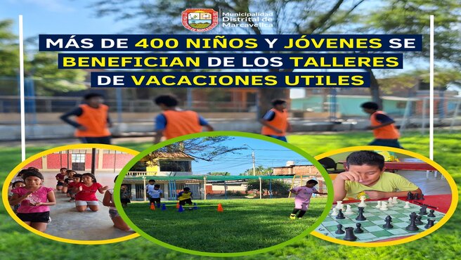 Niños Y Jóvenes Se Benefician De Los Talleres