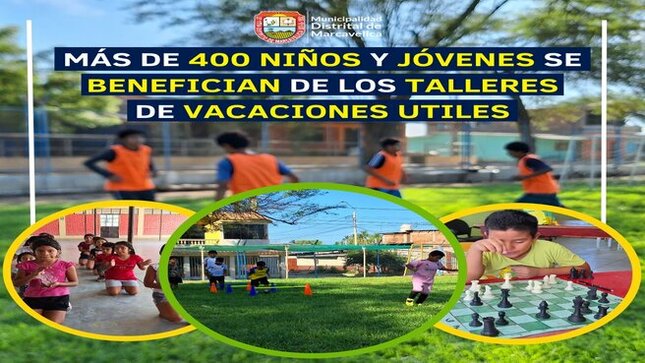 Niños Y Jóvenes Se Benefician De Los Talleres