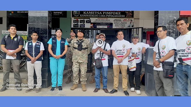 Junín: destruyen 26 toneladas de inservibles que eran criaderos de zancudos Aedes aegypti en la selva central