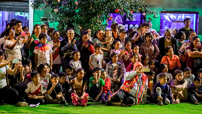 Noche cultural, niños de Quillabamba deslumbran con sus talentos