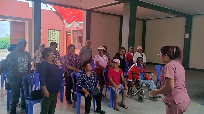 Centro Integral del Adulto Mayor "Virgen De Las Mercedes" inició actividades 2024