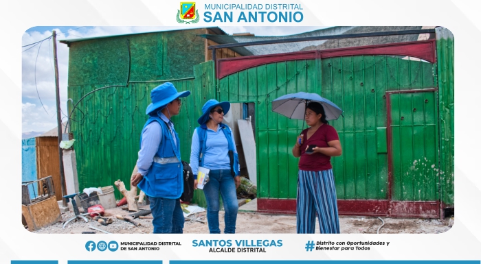 Municipalidad de San Antonio inicia el proceso de formalización en la Asoc. de Viv. 02 de Octubre