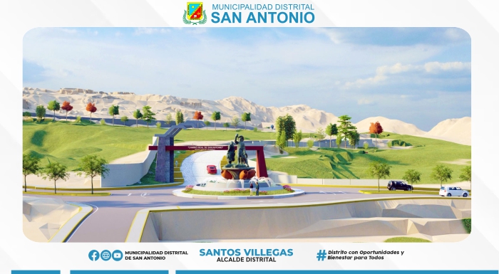 Sector Urbano y Rural de San Antonio contará muy pronto con nueva y moderna Vía Paisajista