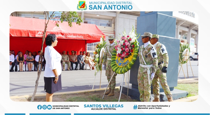 Municipalidad de San Antonio presente en el 182° Aniversario de Conmemoración del natalicio de Mercedes Cabello de Carbonera