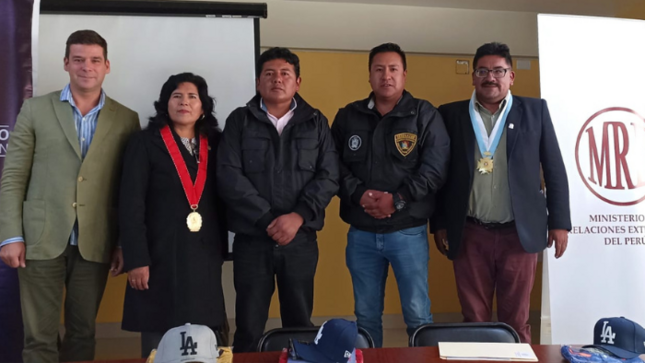 Cancillería Puno y Fiscalía capacitan al Serenazgo provincial sobre la lucha contra la trata de personas y la problemática migrantet