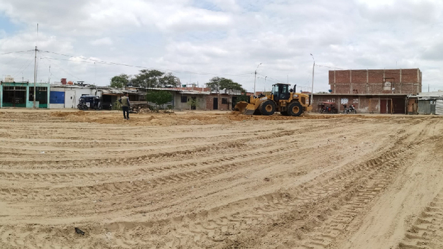 nivelación de cancha